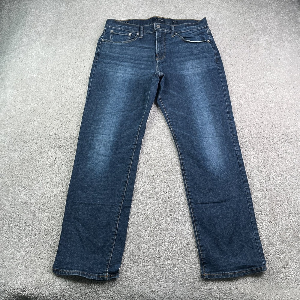 Lucky Brand Jeans Mens 34x30 Blue 221 Straight Stretch Casual Classic Denim